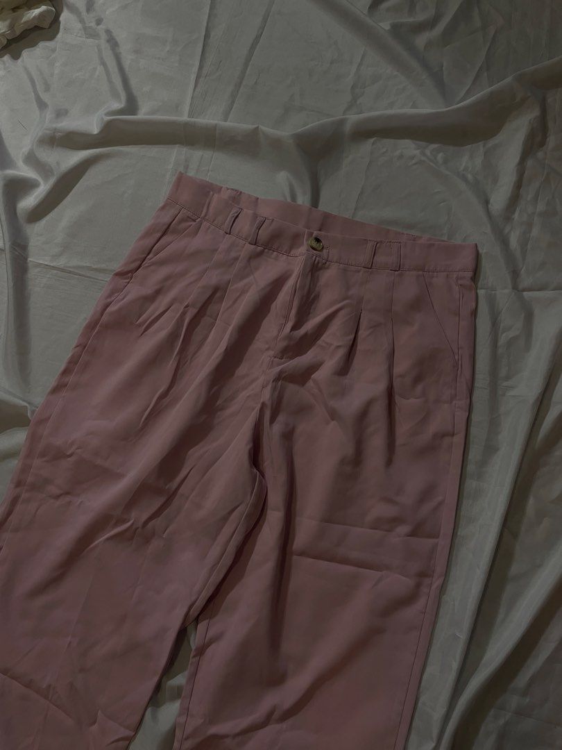 Shein Pink Blazer and Pants Suit Set (Category: Sets or Coordinates) located in Imus. Submitted by gelaaaa17 (Listing ID 1449322402, Image 3). Description: - Chic pink suit set from ANewsta - Blazer: Double-breasted, 2 buttons - Pants: High-waisted, wide leg - Perfect for formal events or stylish office wear - Originally purchased from SHEIN - Brand new, never worn, still in original packaging.