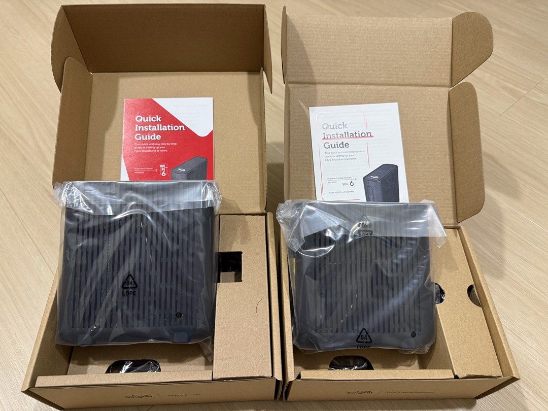Singtel WiFi 6 Router and Mesh Extender Set507627102001571841