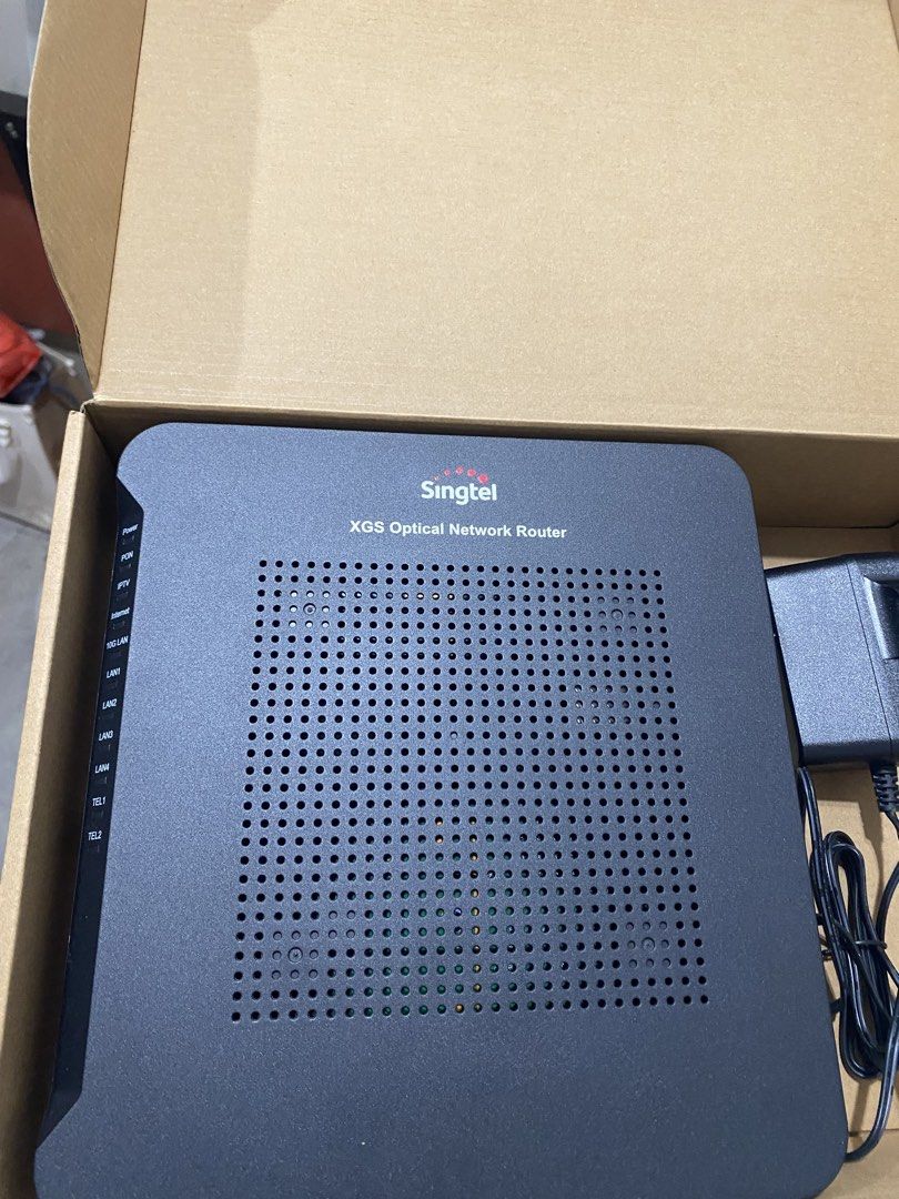 Singtel XGS Optical Network Router