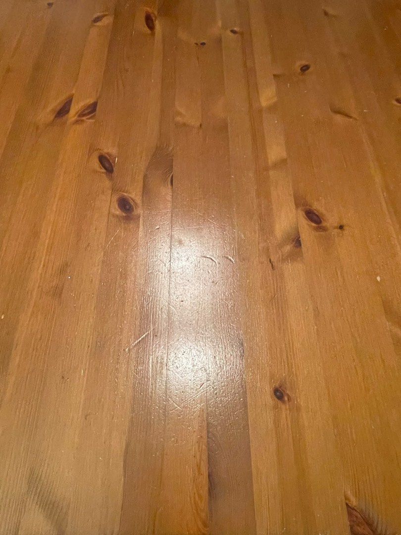 Solid Wood Dining Table (Category: Tables & Sets) located in Singapore. Submitted by robcsg (Listing ID 1449257959, Image 2). Description: - Solid wood dining table ONLY ( no chairs) The table can seat either 4 people, 6 people and Can seat 8 people. - Table dimensions: 1.8m (L) x 1m (W) x 0.75m (H) - Ideal for family meals and entertaining - Ready for a new home - Pickup only.