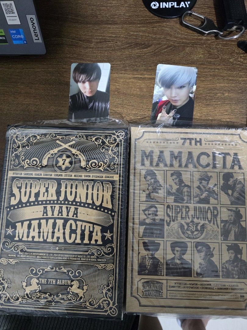 Super Junior Mamacita BOTH versions (Category: CDs & DVDs) located in Quezon City. Submitted by diaryofafandom (Listing ID 1449177035, Image 1). Description: - Super Junior 7th Album: Mamacita - Unsealed - Includes 2 Photocards (orig pull).