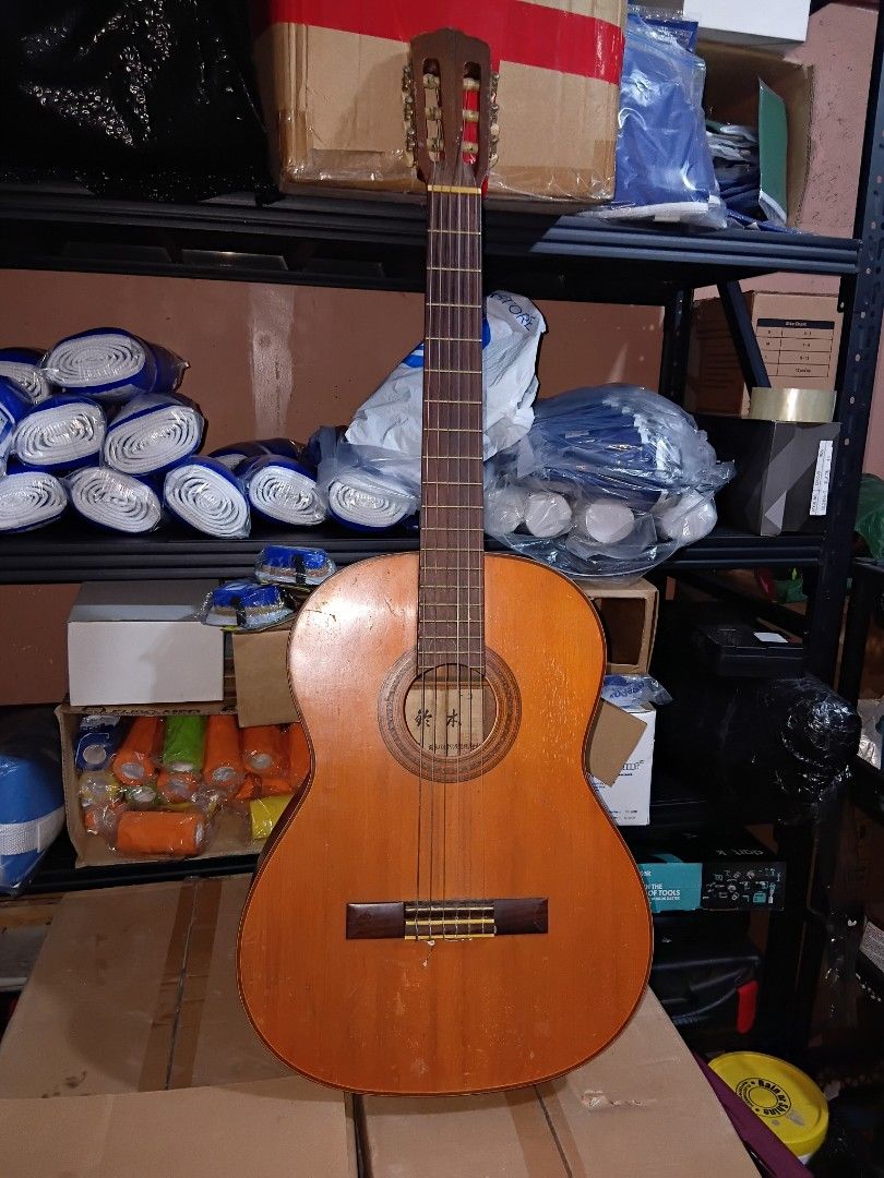 Suzuki vintage guitar model 35 (Category: Musical Instruments) located in Quezon City. Submitted by mrrightgeneralmerchandise (Listing ID 1449268066, Image 2). Description: suzuki vintage acoustic guitar model 35 well sound balance with free collected vintage picks guiguinto bulacan area 09182798886.