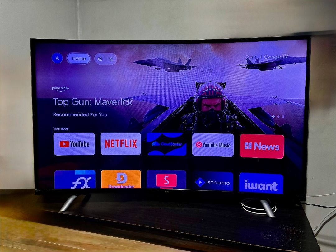 TCL 48" Curved TV FHD (Category: TV) located in Paranaque City. Submitted by sellnatma (Listing ID 1449190819, Image 2). Description: ✅ selling as-is, available ✅ 🪙✨ firm 🏷️ ✅ lowest priced functional large LED Curved TV in carousell & marketplace ✅ best deal you can find 🪙✨ among same brand model used listings ✅ read full listing page for FAQs/meetup/ship and other details ✨best if paired with cheap Android/Google TV streaming devices like Go