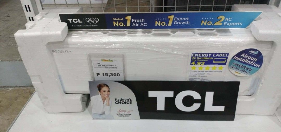 TCL Split Type Aircon - Energy Efficient (Category: Air Conditioning and Heating) located in Mandaluyong City. Submitted by jhendimalanta31 (Listing ID 1449145756, Image 3). Description: ❄️ FOR SALE: TCL 1.5HP Inverter Split-Type Air Conditioner ❄️ 💰 Price:₱13000 (Negotiable) Selling my TCL 1.5HP Inverter Split-Type Air Conditioner in excellent working condition. Unit Details ✅ Purchased December 2025 ✅ Well-maintained and super cold ✅ Inverter 