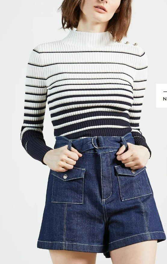 Ted baker (Category: Luxury Bags & Wallets) located in Manila. Submitted by highendcollection.wind (Listing ID 1449195494, Image 3). Description: Highwaisted denim shorts .