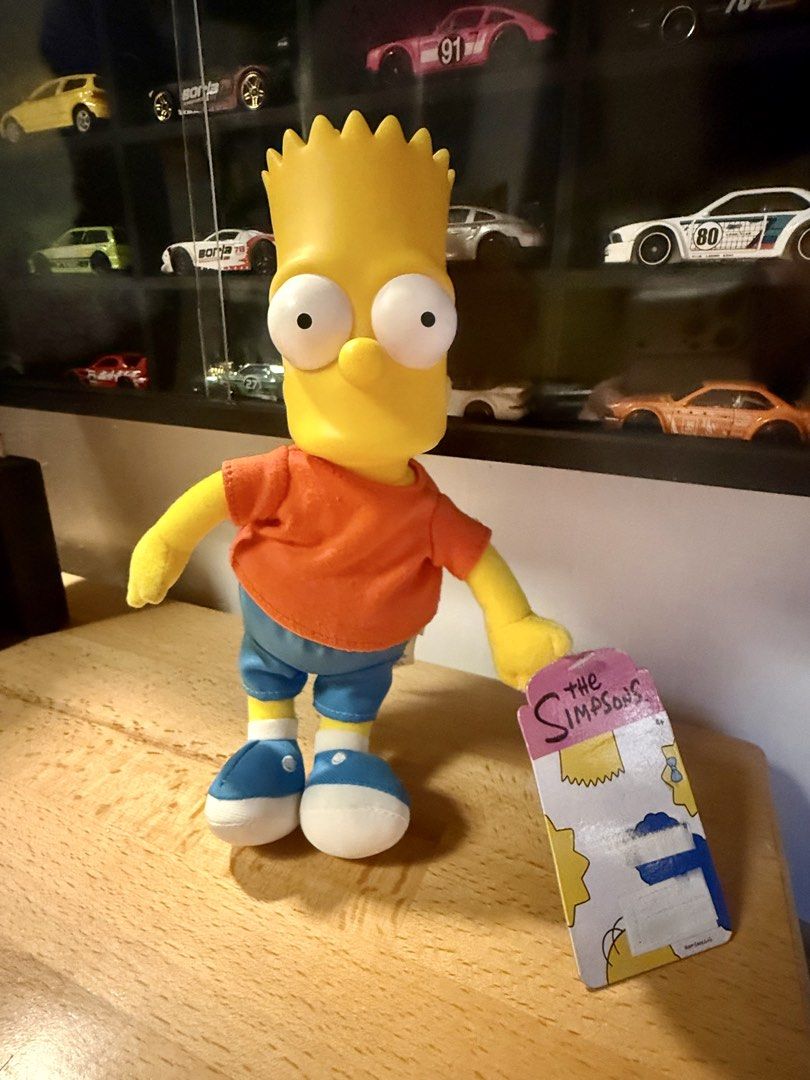 The Simpsons Bart Simpson Plush Toy with Tag (Category: Plushies & Soft Toys) located in Quezon City. Submitted by walmart28 (Listing ID 1449290886, Image 3). Description: - Bart Simpson plush toy - Approximately 8-10 inches tall - Original tag still attached - Perfect for any Simpsons fan - Ideal for display or play collectible authentic wd tag new SALE 799 php .