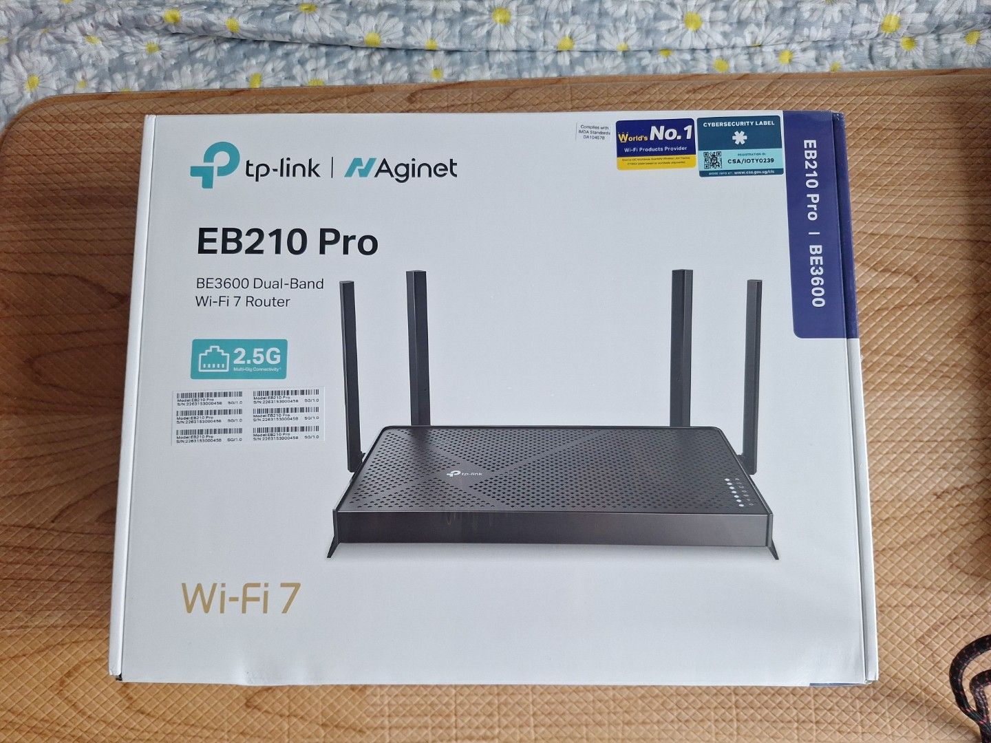 TP-Link Aginet EB210 Pro Wi-Fi 7 Router
