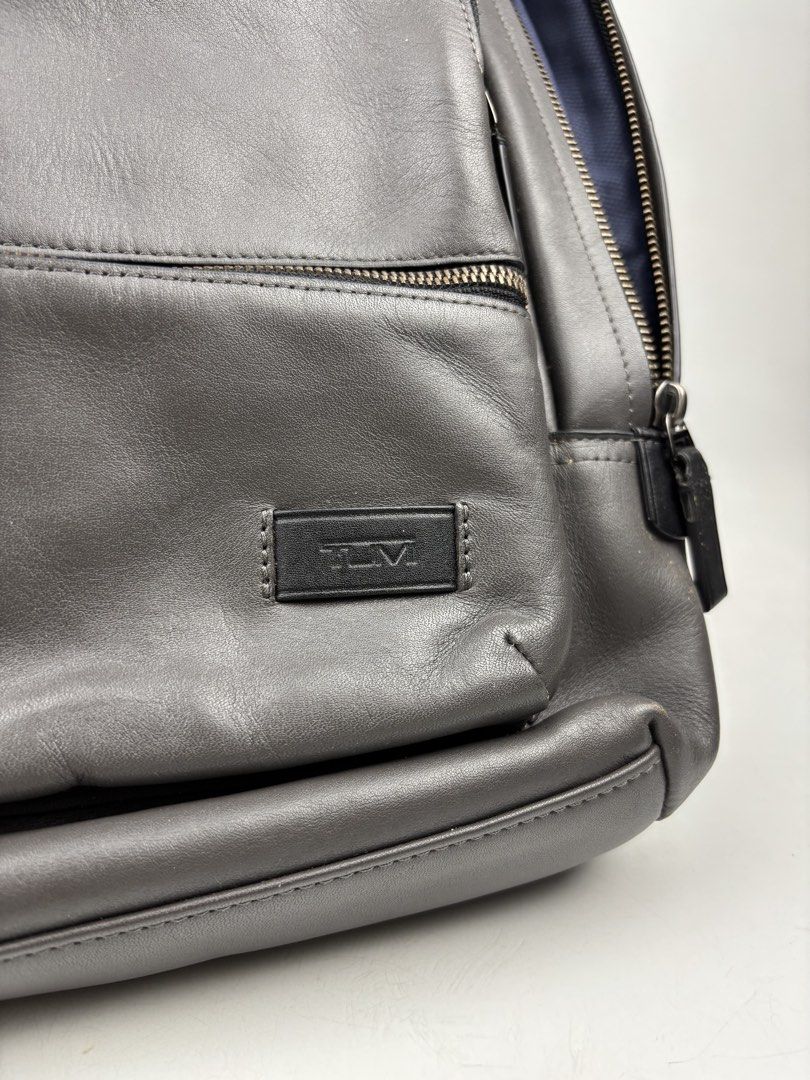 Tumi Harrison Leather Backpack (Category: Backpacks) located in Makati City. Submitted by ragrepository (Listing ID 1449324721, Image 2). Description: Tumi Harrison Leather Backpack Height- 16.5” Width- 14” Depth-3” Strap drop- Condition- 9/10 Flaw- Signs of wear .