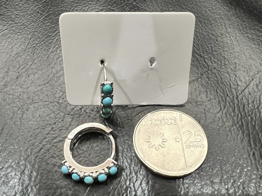 turquoise - rose quartz - moonstone - citrine earrings (Category: Earrings) located in Las Pinas. Submitted by vava2225 (Listing ID 1449122549, Image 2). Description: 🩵 Turquoise Loop Earrings – ₱349 Turquoise is traditionally believed to symbolize protection, peace, and clear communication. A classic piece that adds a refreshing pop of color to any look. 🌸 Rose Quartz Stud Earrings – ₱379 Known as the “Stone of Love,” Rose Quartz is traditiona