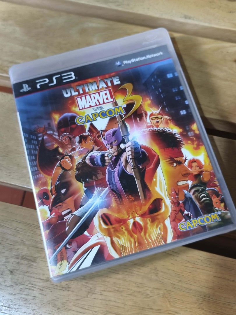 Ultimate Marvel vs Capcom 3 (Category: PlayStation) located in Manila. Submitted by ajin_00 (Listing ID 1449169419, Image 1). Description: Selling this from my collection. Complete with manual booklet, disc and case. WYSIWYG. Slightly negotiable. Please feel free to ask. Wala na po akong console and I need to clear out my space. Buyer will pay for shipping. Maraming salamat po!.