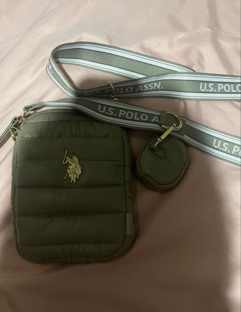 U.S. Polo Body Bag (Category: Cross-body Bags) located in Quezon City. Submitted by micmouse24 (Listing ID 1449160828, Image 1). Description: Worn once. Decluttering. No issues, looks and feels brand new.
