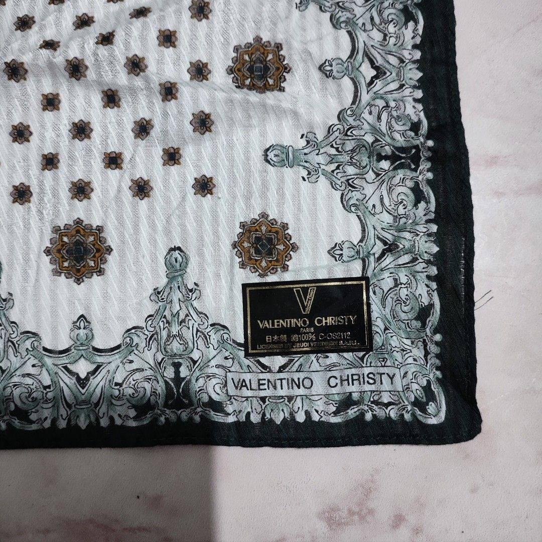 Valentino Christy Paris (Category: Luxury Accessories) located in Villasis. Submitted by archivemode. (Listing ID 1449316021, Image 3). Description: Valentino Christy Paris Handkerchief No flaws.