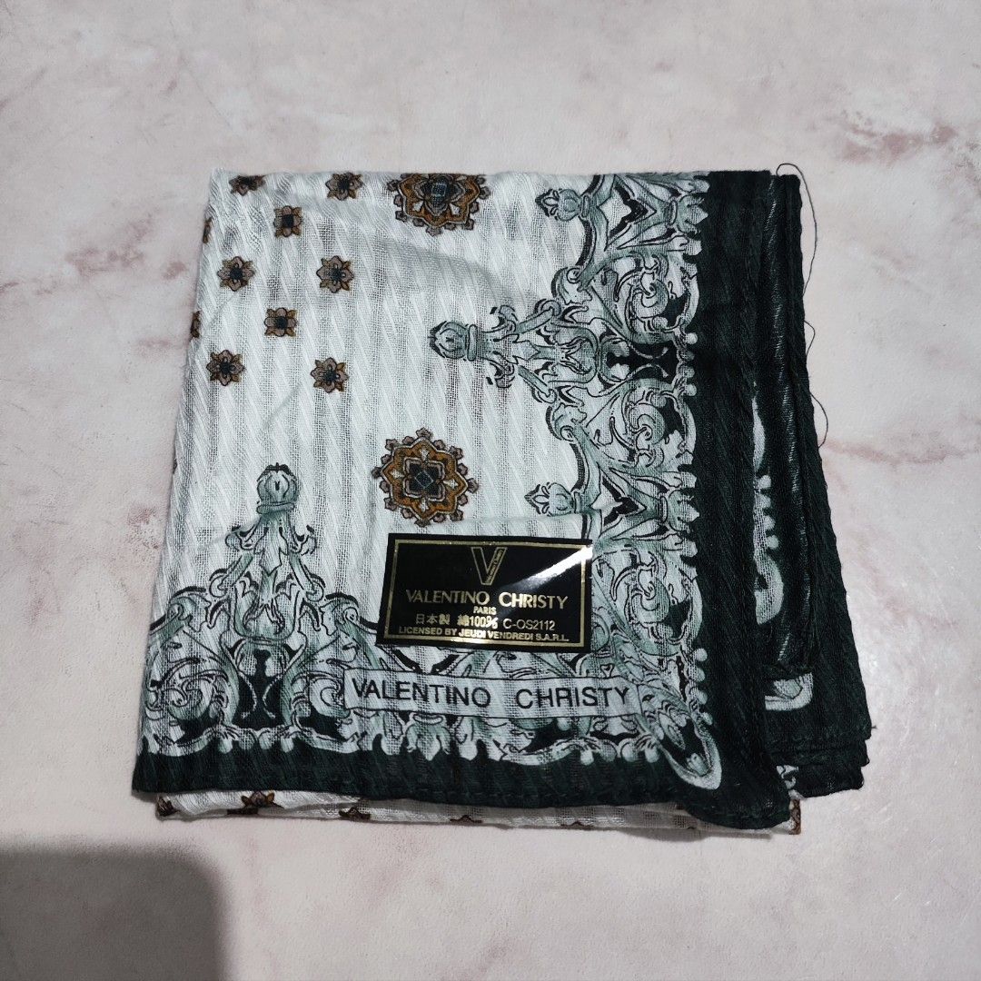 Valentino Christy Paris (Category: Luxury Accessories) located in Villasis. Submitted by archivemode. (Listing ID 1449316021, Image 2). Description: Valentino Christy Paris Handkerchief No flaws.