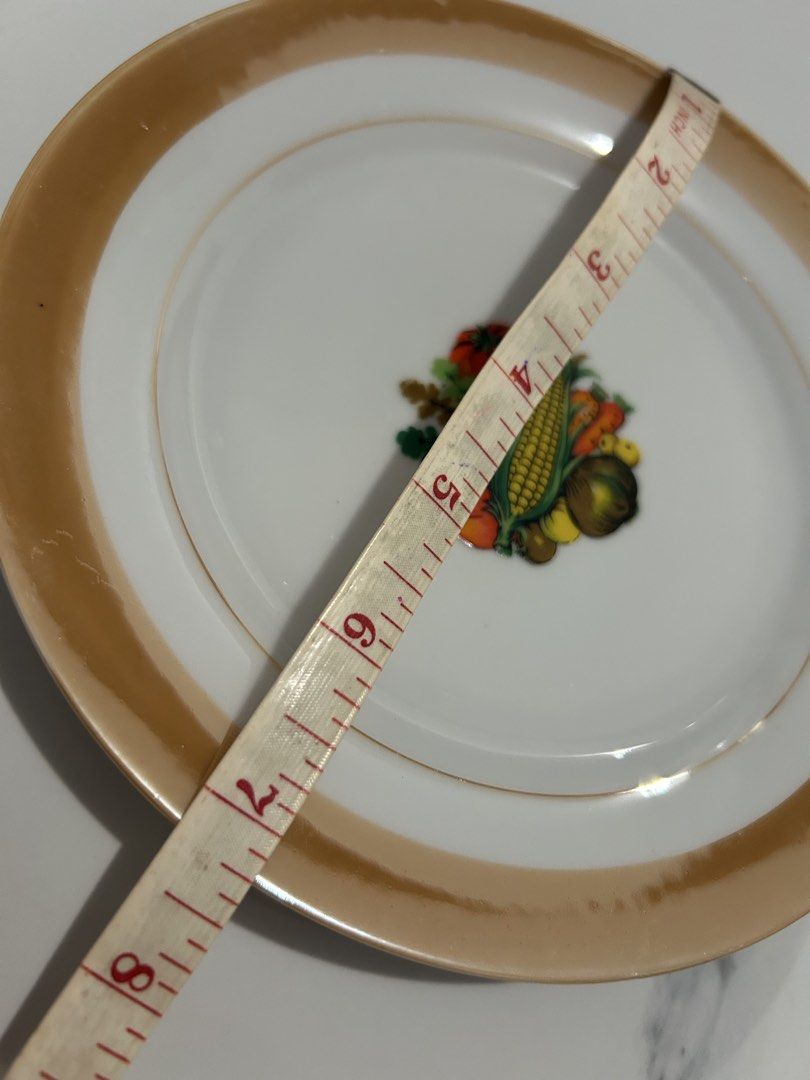 Vintage / Antique Plates (platito) (Category: Dinnerware & Cutlery) located in Caloocan City. Submitted by ksshboutique (Listing ID 1449237987, Image 2). Description: 350 Per piece , 10pcs available Vintage / Antique These vintage plates typically feature harvest, fruit, or floral motifs.💕.