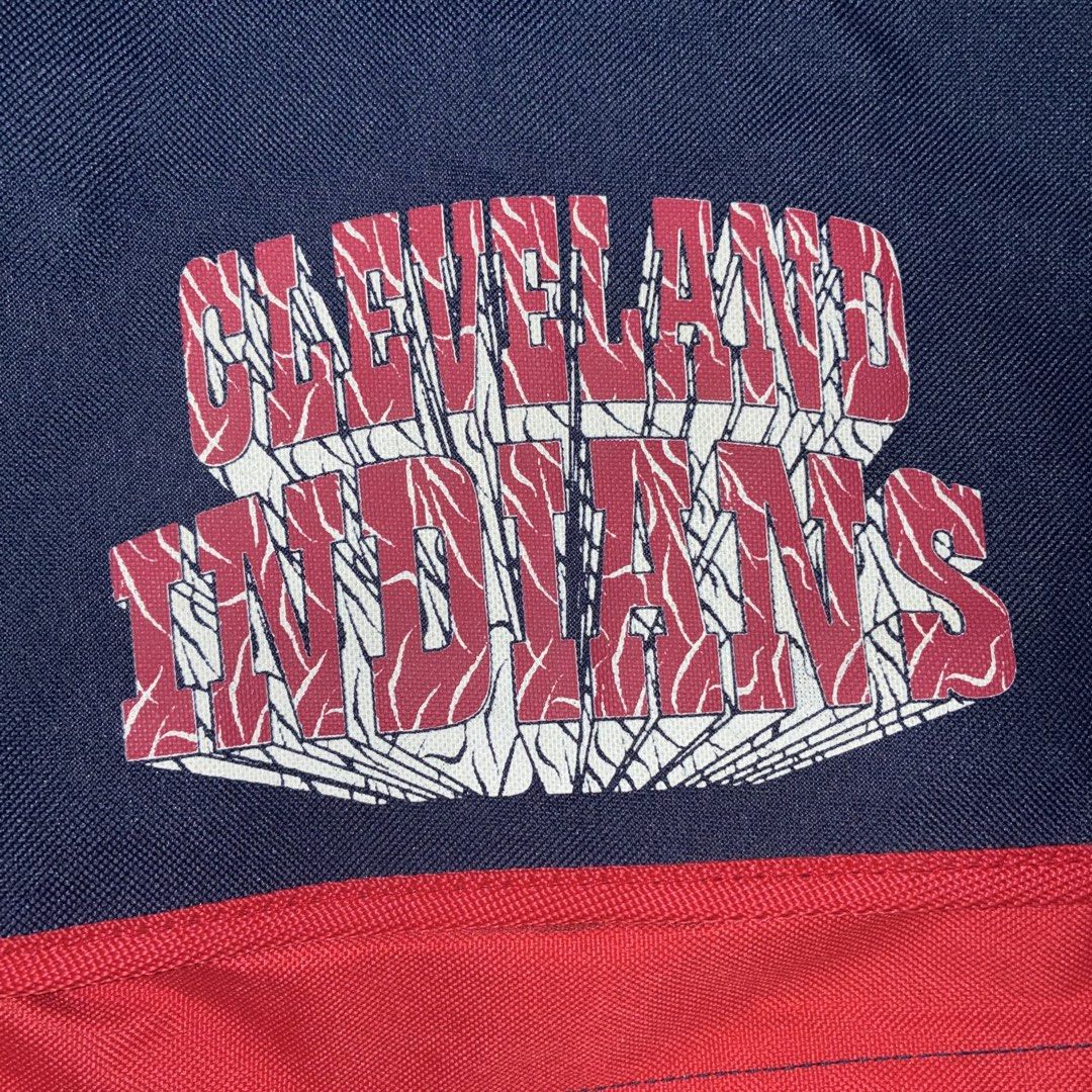 Vintage Cleveland Indians Backpack by Nasco (Category: Backpacks) located in Nabua. Submitted by elevadoray (Listing ID 1449247378, Image 3). Description: Vintage Cleveland Indians Backpack by Nasco Dimension: 14 x 19 Inches Excellent Condition (9.5/10) Issue: Putol yung isang plastic fastener pero nasasarado naman P650 PM or Text 09669119158 for faster transaction!.