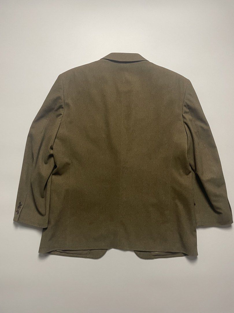Vintage Kansai Yamamoto Suit Coat Jacket (Category: Coats, Jackets and Outerwear) located in Binan City. Submitted by thriftwavesph (Listing ID 1449200035, Image 2). Description: Large (29x22.5) used. signs of wear / marks around.
