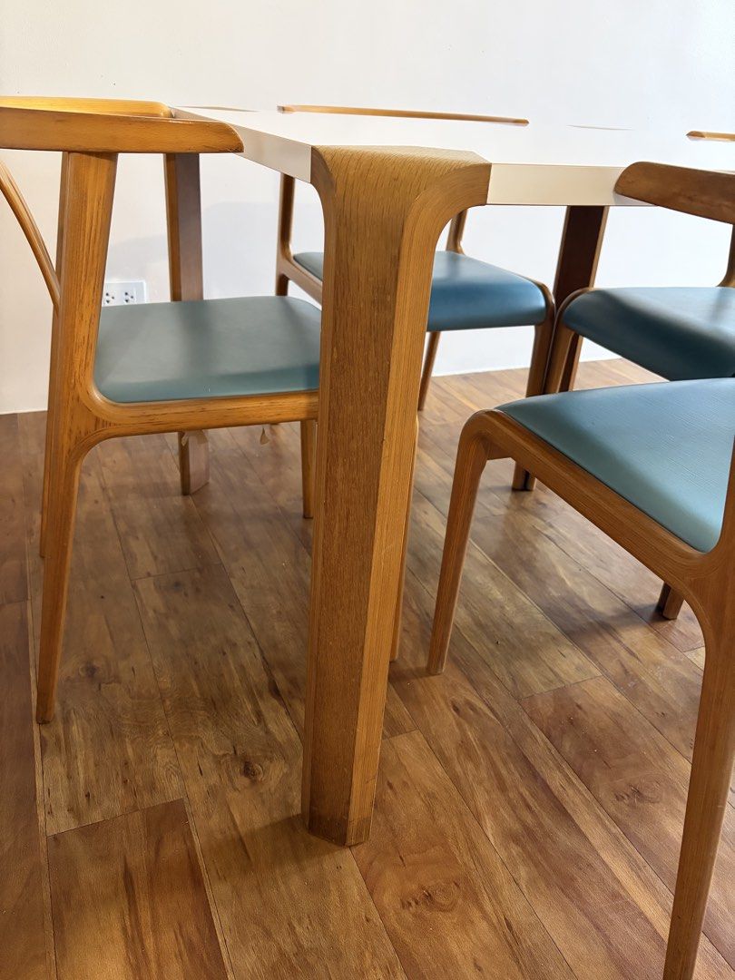Vintage Tendo Mokko Antler Table (Table Only) (Category: Tables & Sets) located in Quezon City. Submitted by secondhandlifestyle (Listing ID 1449167893, Image 2). Description: Vintage Tendo Mokko Antler Table designed by Junzo Sakakura Unique, one of a kind, soft curve design Antler table - P25,000 Chairs have already been sold. Measurements: Table LxW - 35.5 “ H - 28”.