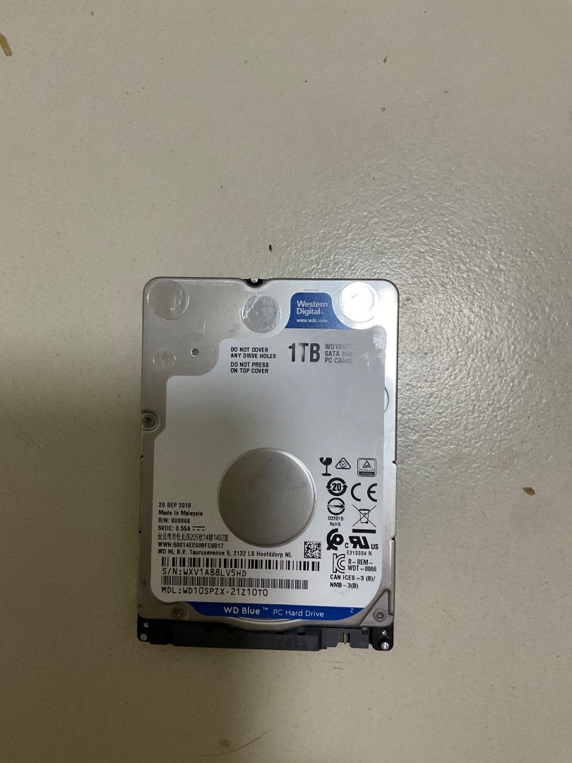 Western Digital 1TB WD Blue PC Hard Drive