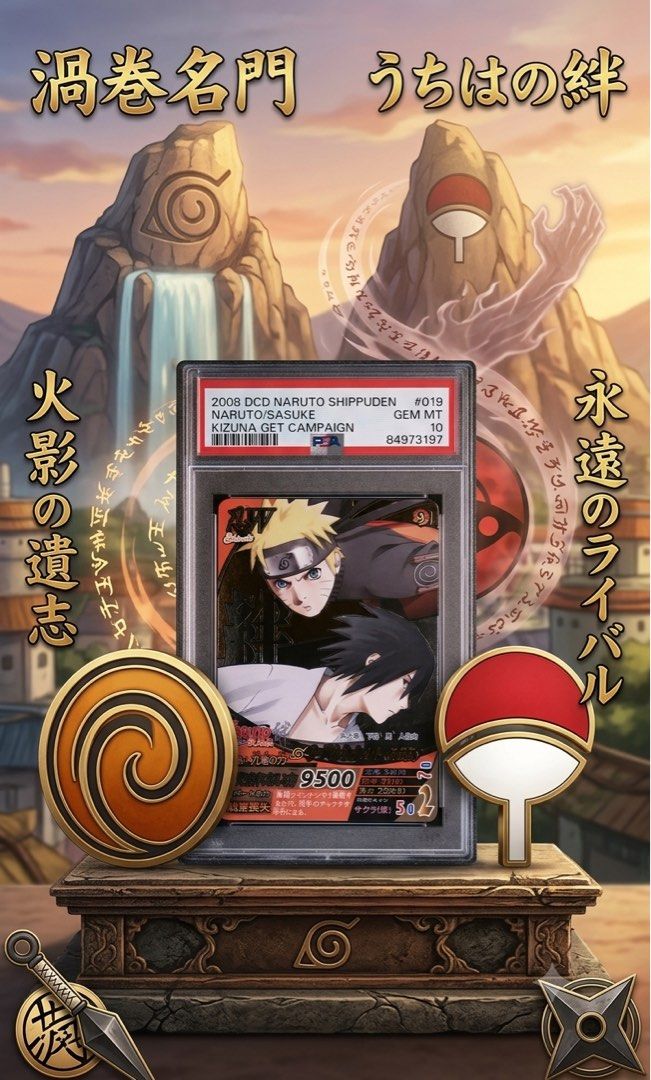2008 DCD NARUTO SHIPPUDEN #019 NARUTO/SASUKE KIZUNA GET CAMPAIGN