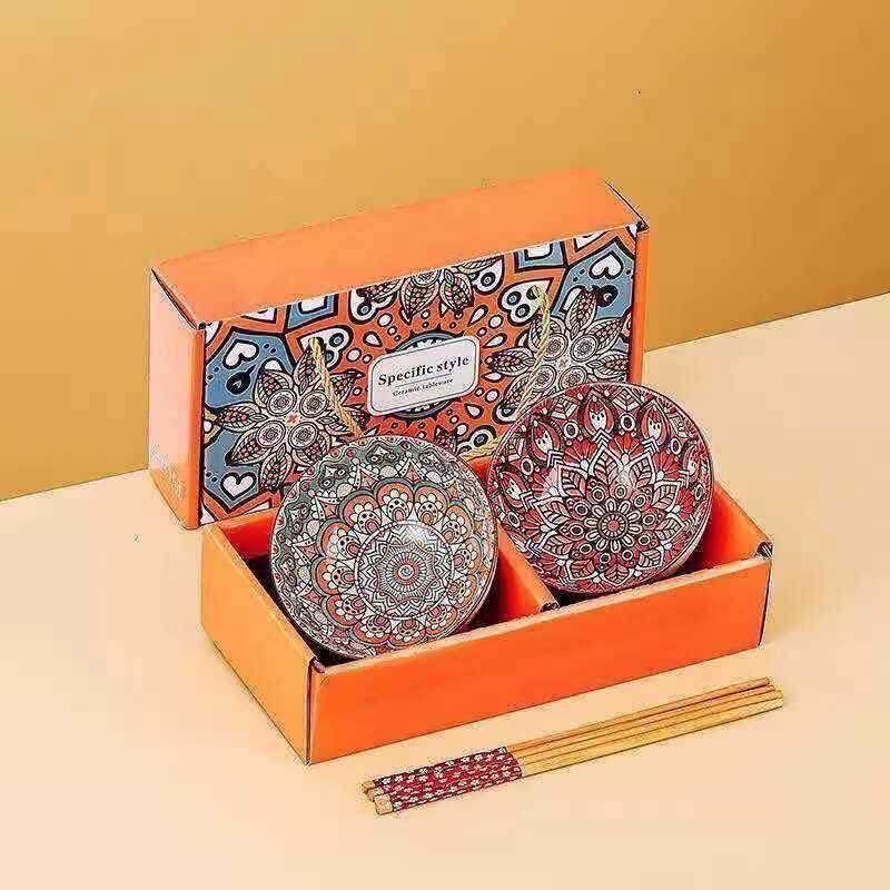 2pcs bohemian ceramic bowl gift set (Category: Coffee & Tea Tableware) located in Manila. Submitted by lyfrancois14 (Listing ID 1449533551, Image 1). Description: .
