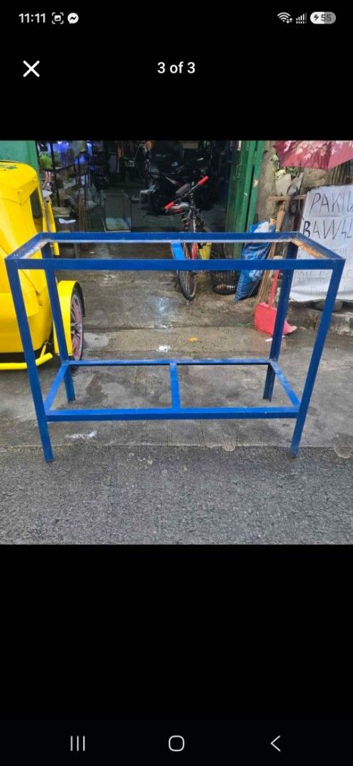 75 Gallons Aquarium Stand 2nd Hand (Category: Outdoor Furniture) located in Quezon City. Submitted by avalencer (Listing ID 1449491713, Image 2). Description: 75 Gallons Fish Tank Stand Length 49inch Width 19inch Height 39inch 2nd hand Heavy Duty -Issue needs repaint Last Price Posted! Wala na bawas Qc near munoz.