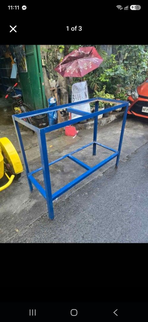 75 Gallons Aquarium Stand 2nd Hand (Category: Outdoor Furniture) located in Quezon City. Submitted by avalencer (Listing ID 1449491713, Image 1). Description: 75 Gallons Fish Tank Stand Length 49inch Width 19inch Height 39inch 2nd hand Heavy Duty -Issue needs repaint Last Price Posted! Wala na bawas Qc near munoz.