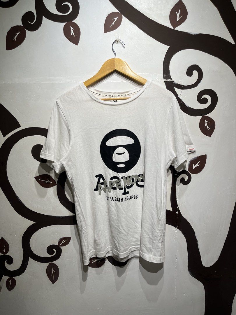 AAPE SHIRT (Category: Tshirts & Polo Shirts ) located in Bayog. Submitted by hared_dos (Listing ID 1449511515, Image 2). Description: Size M on tag Dimes 19 x 27.