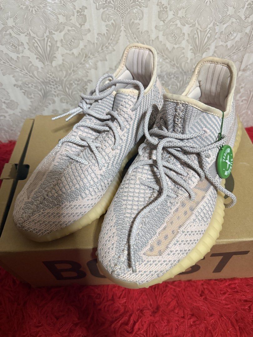 Adidas Yeezy Boost 350 V2 "Sesame" (Category: Sneakers) located in Las Pinas. Submitted by jonnnnnnnn (Listing ID 1449465128, Image 2). Description: - Authentic Adidas Yeezy Boost 350 V2 - Colorway: Sesame - Features signature Primeknit upper - Equipped with comfortable Boost sole - Includes original box - Ideal for casual wear and everyday style.