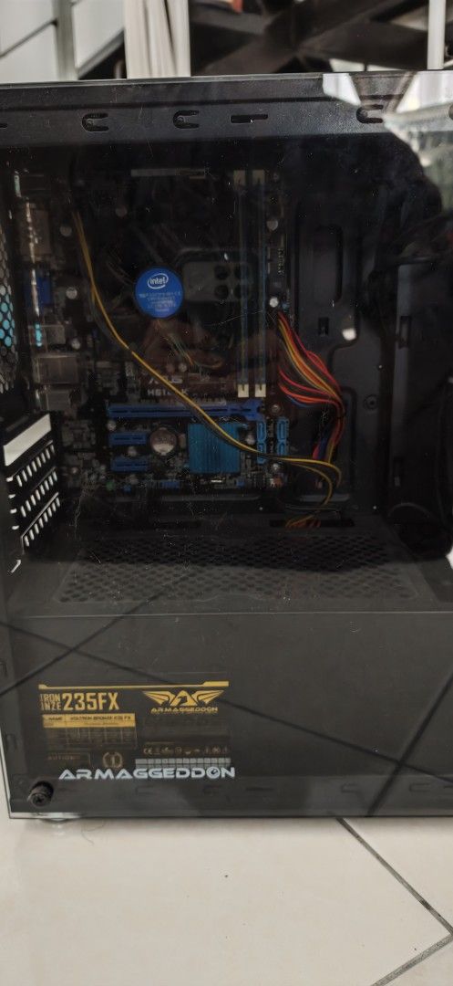 Armageddon Infineon 1000 PC Case (Category: Desktops) located in Seri Kembangan. Submitted by grandgem.484164 (Listing ID 1449397971, Image 1). Description: 🔥 Armageddon Gaming Casing + 3 RGB Fans + 235W Power Supply 🔥 Looking for a clean gaming casing for your next PC build? Here’s a great deal! ✅ Armageddon Gaming Casing (Tempered Glass Side Panel) ✅ 3 x RGB Cooling Fans (All Working Perfectly) ✅ 235W Power Supply Included (Working Perfectly)