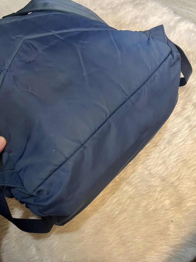 Authentic Prada Nylon Backpack (Category: Luxury Bags & Wallets) located in San Antonio. Submitted by kimbags (Listing ID 1449350622, Image 3). Description: Supet nice pa Color slightly fade but no holes/runs Good condition .
