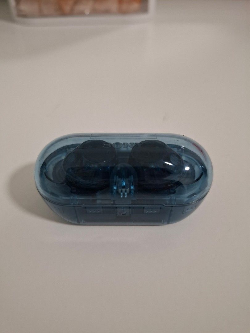 Blue Transparent Case Wireless Earbuds509295295065630721
