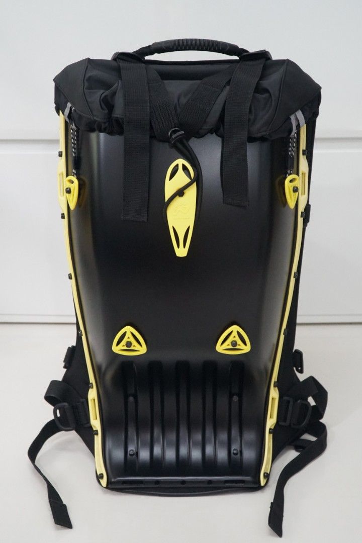 BOBLBEE Sport 25L Hardshell Backpack (Category: Backpacks) located in Caloocan City. Submitted by louiefranciscoc (Listing ID 1449368688, Image 1). Description: For your spine protection while riding. FOR SALE: BOBLBEE MEGALOPOLIS SPORT 25L PHANTOM BLACK W/ YELLOW ACCENTS Secondhand - mint condition. ₱16,000 Color: Matte Black with Yellow Rails & Triaxial Capacity: 25L Inclusions: - Bag - Standard waist belt - Mmanual - Aftermarket rain cover and