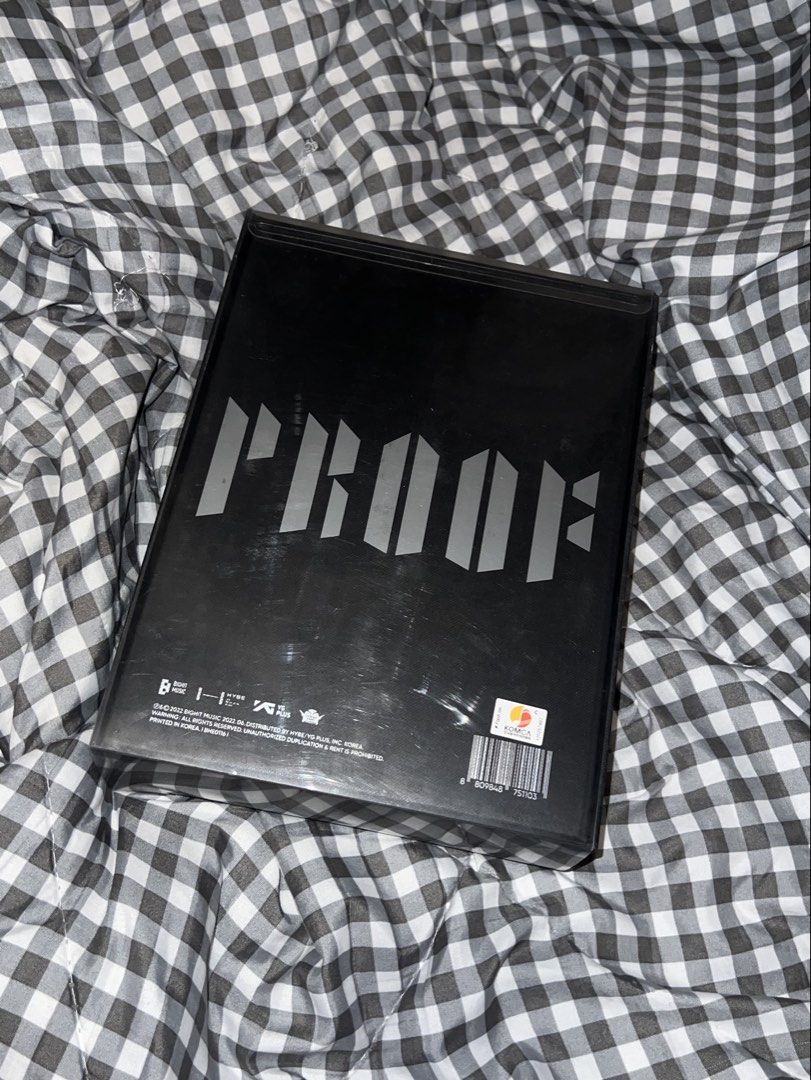 BTS Proof Album (Category: CDs & DVDs) located in Bulacan. Submitted by andrea20667 (Listing ID 1449332044, Image 2). Description: RFS: Decluttering my collection BTS Proof Album - CD never used Loc: Bulacan or Intramuros - preferably meet-up .