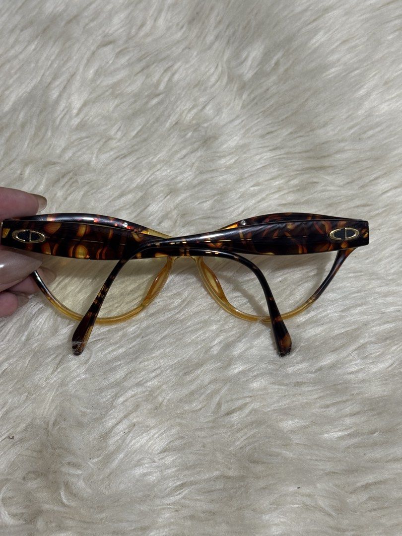 Christian Dior Vintage Glasses (Category: Luxury Accessories) located in Lagawe. Submitted by kai_selections (Listing ID 1449437499, Image 2). Description: Vintage CD eyeglasses replaced lenses , has grade on the left side ,normal lens sa right .