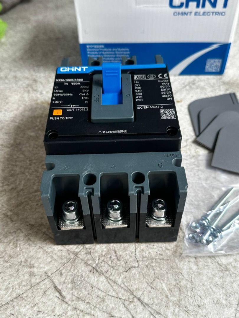 Circuit Breaker Brand: Chint (Category: Everything Else Others) located in Caloocan City. Submitted by zenphoenix.0b9dcc (Listing ID 1449400624, Image 1). Description: Brand: Chint Specs: 150Amp 3ph 230V.