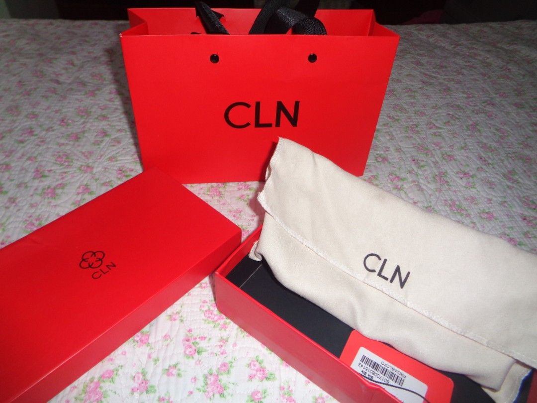 CLN Analey Monogram Long Wallet (Category: Luxury Bags & Wallets) located in Batangas. Submitted by gelidium_lloyd (Listing ID 1449507672, Image 3). Description: - Authentic CLN long wallet - Features all-over CLN monogram pattern - Comes with original red CLN box - Includes CLN dust bag - Also includes CLN red paper bag - Ideal for gifting or personal organization.