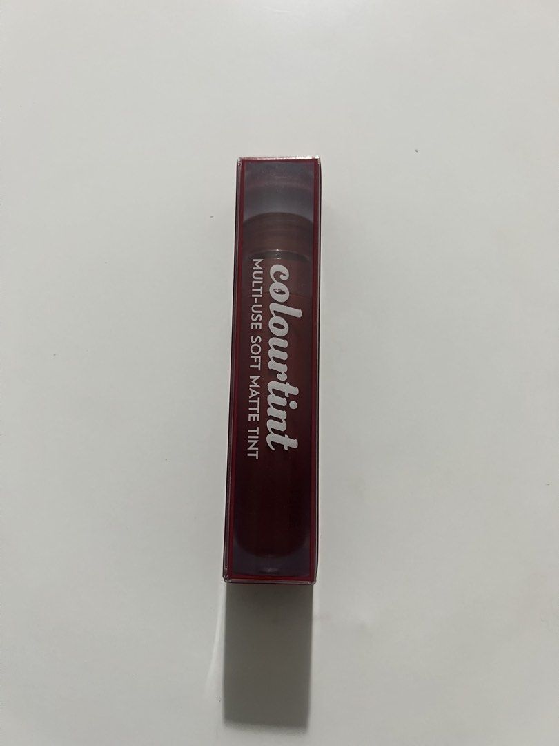 Colourtint Multi-Use Soft Matte Tint - Coco Cranberry Red (Category: Makeup) located in Manila. Submitted by hellotrish (Listing ID 1449501822, Image 1). Description: - Colourtint Multi-Use Soft Matte Tint - Shade: Coco (Cranberry Red) - Used ONCE only!!.