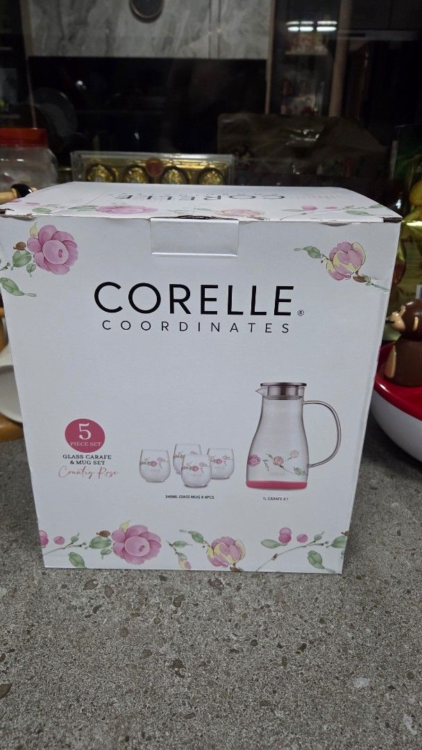 Corelle Coordinates Pitcher and Glasses Set508515043666841600
