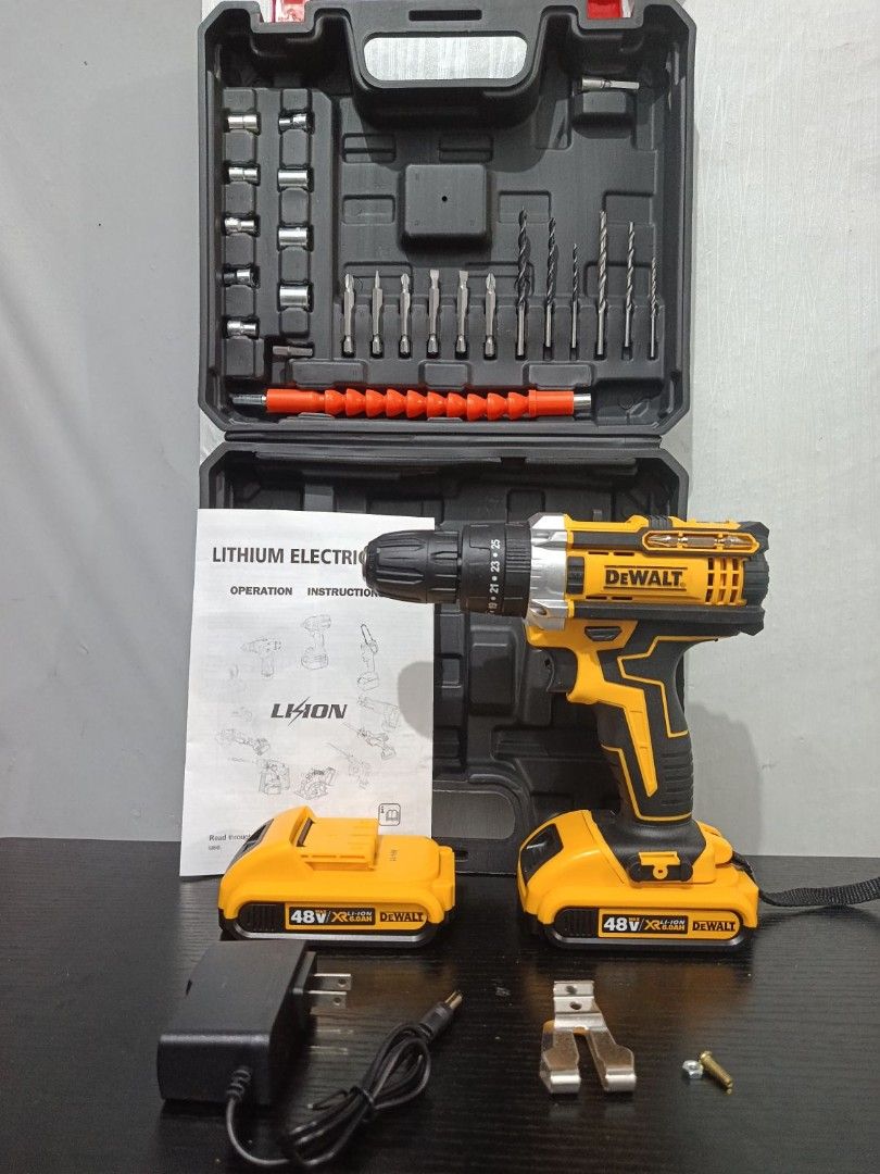 DESALT CORDLESS DRILL 48V (Category: Construction Tools & Equipment) located in Valenzuela. Submitted by cooleagle.fab881 (Listing ID 1449470343, Image 1). Description: Brand new Heavy duty Good condition Good quality complete set.