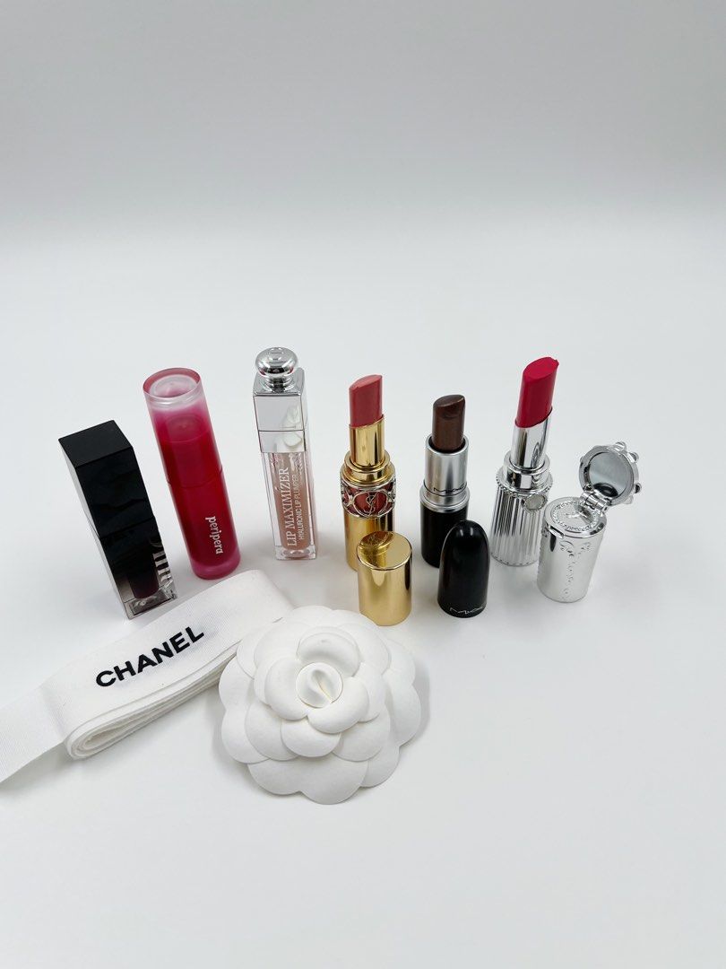⚜️Dior, YSL, Peripera, MAC, lipstick set (Category: Makeup) located in Makati City. Submitted by 90sangel (Listing ID 1449374177, Image 2). Description: .
