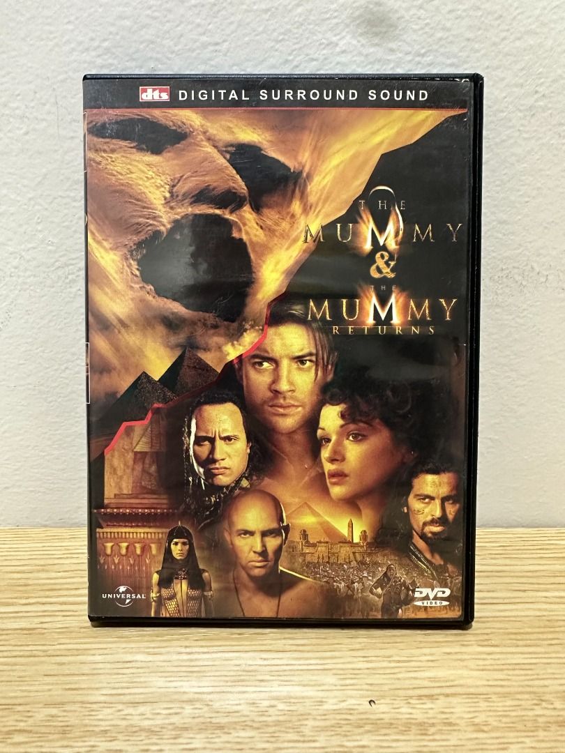 [DVD] The Mummy & The Mummy Returns (Category: CDs & DVDs) located in Kuala Lumpur. Submitted by reconnectcollective (Listing ID 1449413688, Image 1). Description: The Mummy (1999) The Mummy is a 1999 American action-adventure film written and directed by Stephen Sommers, and starring Brendan Fraser, Rachel Weisz, John Hannah, and Arnold Vosloo. A loose remake of the 1932 film of the same name, The Mummy follows adventurer and treasure hunter Ric