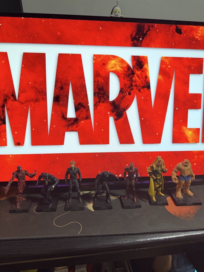 Eaglemoss Classic Marvel Heroes Miniature Statues 1:16 Scale (Category: Figurines & Statues) located in Mandaluyong City. Submitted by jeromeeasy (Listing ID 1449421668, Image 2). Description: ‼️READ‼️READ‼️READ‼️ For sale (also open for trades) Authentic Eaglemoss Marvel Statues As is condition Notable minor issue: putol fingers ni Carnage, very subtle lang and di masyado pansin. Some paint chips Set Price is - ₱4300 (7 statues, take all) Indivi
