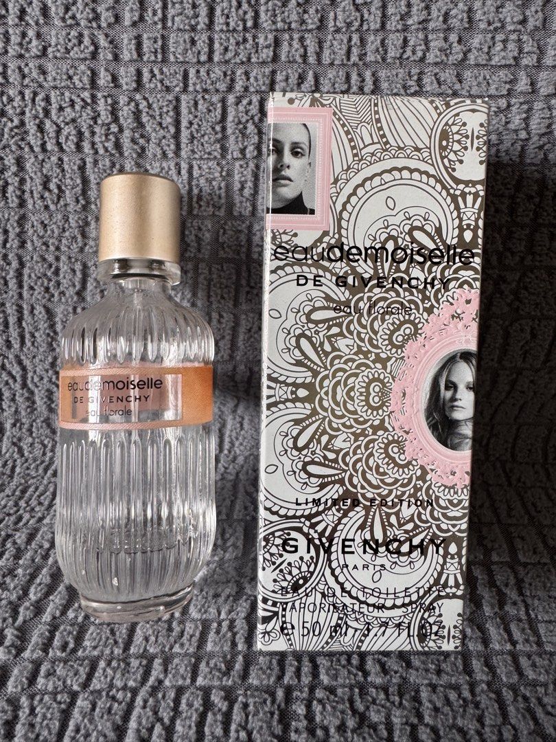 Eaudemoiselle de Givenchy Limited Edition EMPTY Perfume Bottle 50ml (Category: Fragrance & Deodorants) located in Mandaluyong City. Submitted by axos723 (Listing ID 1449353920, Image 1). Description: ➡️Please read item description carefully below (click read more 👇) ➡️Item is AVAILABLE ➡️Guaranteed 💯 % Authentic ➡️1-Day Reservation only ➡️First to pay gets the item ➡️For SURE BUYERS only please. -Price: P 150+SF -Used, Empty bottle with cap and