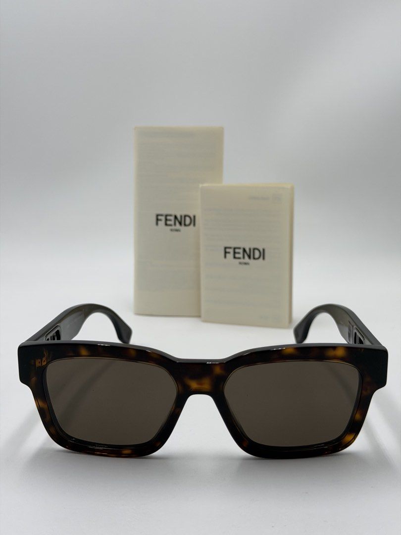 FE40107IFendi O’Lock Acetate Square Sunglasses (Category: Luxury Accessories) located in Quezon City. Submitted by _cmluxephilippines (Listing ID 1449369584, Image 3). Description: Fendi O’Lock Acetate Square Sunglasses (specifically style FE40107IFendi O’Lock Acetate Square Sunglasses (specifically style FE40107I in Dark Havana/Tortoise shell).Key Product DetailsDesign: Features a chunky, bold square/Wellington frame silhouette.Details: Accented