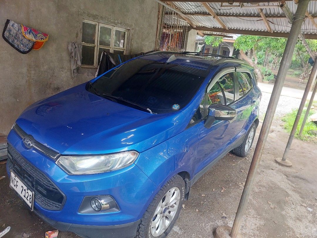 Ford ecosport titanium Auto (Category: Used Cars) located in San Pablo. Submitted by olxph_legen906 (Listing ID 1449499917, Image 1). Description: new battery gold, off road tires Metallic blue ,fully options ..