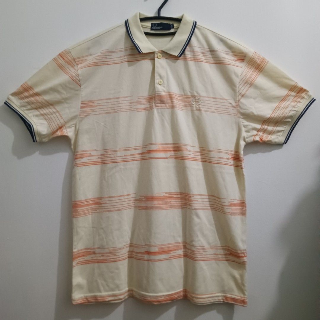 FRED PERRY Polo Shirt (Category: Tshirts & Polo Shirts ) located in Quezon City. Submitted by jaychingsss (Listing ID 1449530678, Image 1). Description: Fred Perry Polo Shirt - 150 22x29 No issue Color Rate: 9.5/10 Off/Legit Few times used COD Available via Lalamove: QC area only (kayo mag-book para sure po kayo).