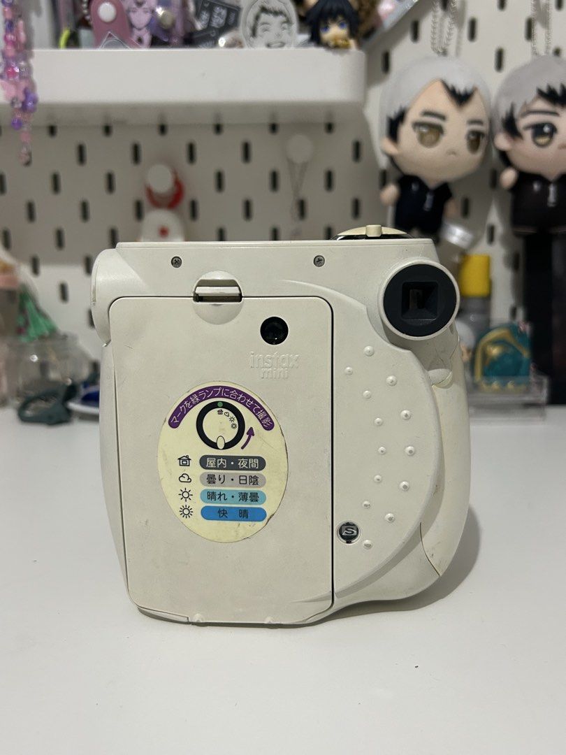 Fujifilm Instax Mini 7S Instant Camera (Category: Cameras) located in Marikina City. Submitted by loveeshinsuke (Listing ID 1449415826, Image 3). Description: - Fujifilm Instax Mini 7S instant camera - untested with film since I do not have films but it turns on with batteries - tried once to test if the flash works, it works - batteries are 4 AA batteries (not included) - buy at your own risk - will not entertain questions about testing Slightly