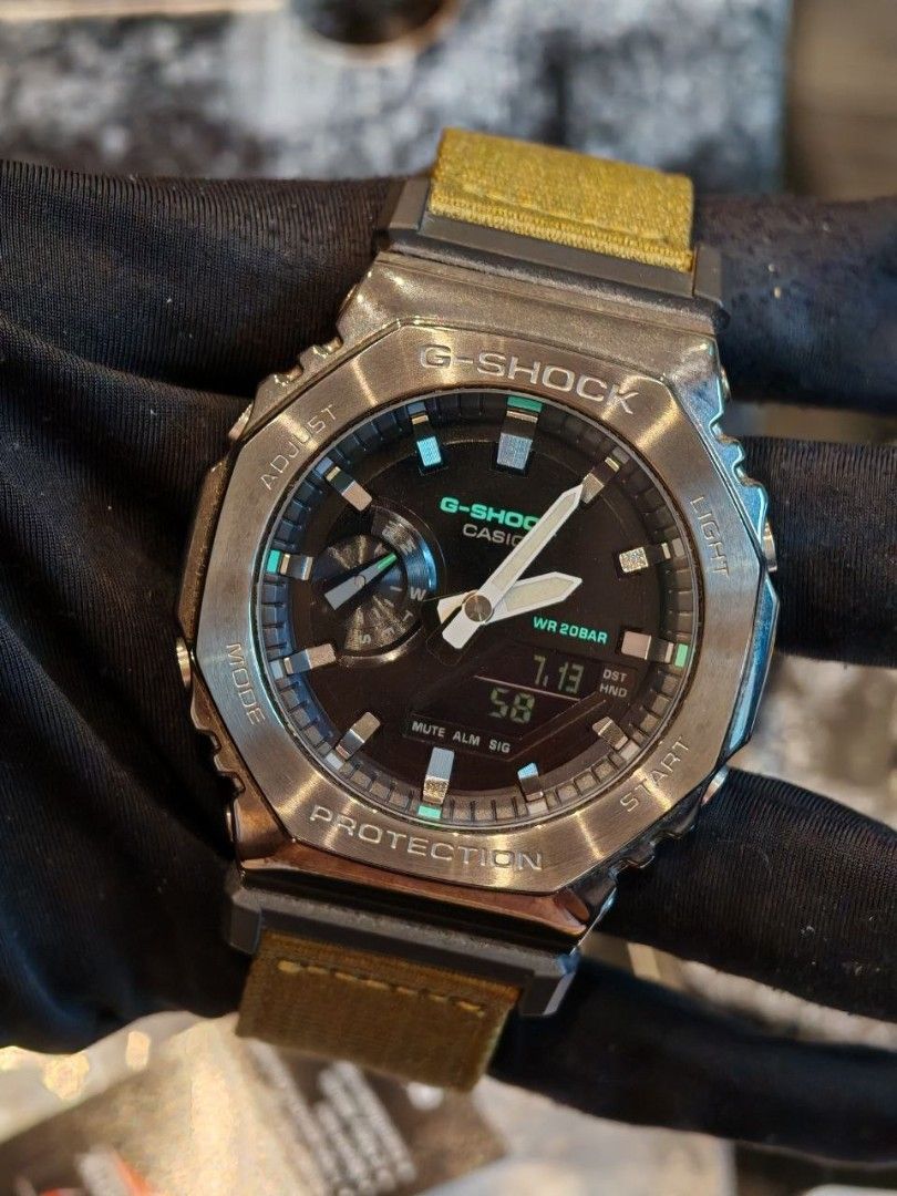 G Shock Gm2100 (Category: Watches) located in Kuantan. Submitted by fionastorekuantannicholas (Listing ID 1449417845, Image 1). Description: Now➡️rm469 Only Retail➡️rm1195 ‼️Offer Offer Price For More Information Wasap Us 60129693917 Join Our Tele gram Channel To View More fionastore95 Preloved Come With Fullset Year 2023 ✅Box ✅Card G Shock 2100 Series GM-2100CB-3ADR ‼️Condition Tip Top ‼️No Sign Of Crack Or Dent ✅200m Water Resistant ✅49.3*44.4*