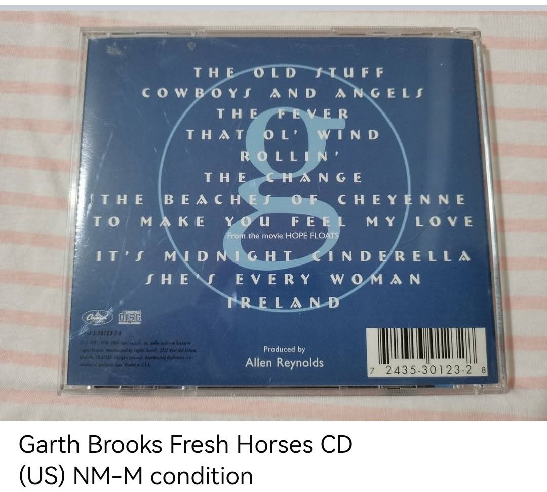 Garth Brooks Fresh Horses CD (unsealed) (Category: CDs & DVDs) located in Dangcagan. Submitted by cd_haven5 (Listing ID 1449383302, Image 2). Description: #FORSALE #FORSALE #FORSALE #Authentic #Legit #Original We only sell original items. All items posted are on hand. Please message me for availability of the item/s because the items are also posted on my other online stores. All items are imported unless stated PH. We also accept Pre-orders. Pay
