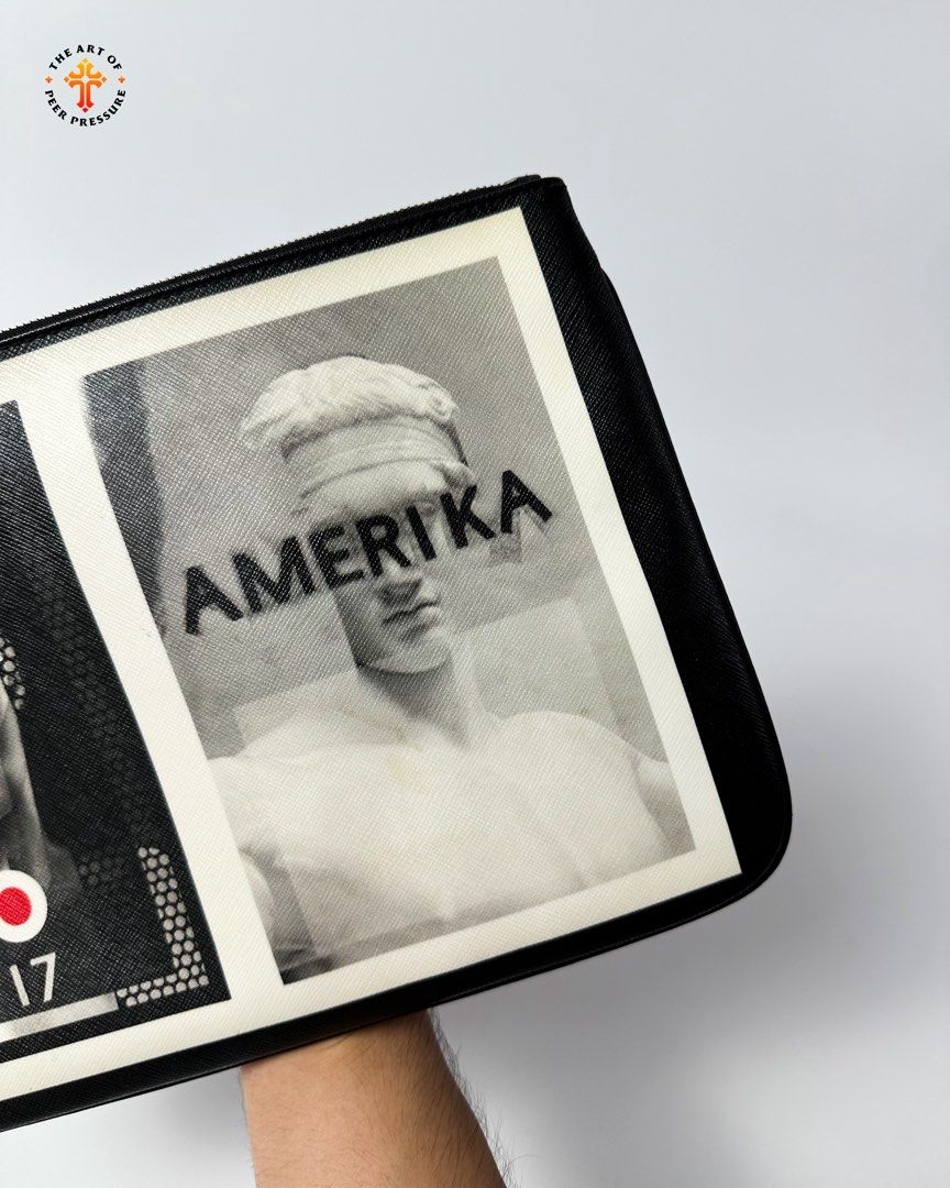 Givenchy "Amerika" Clutch Bag (Category: Luxury Bags & Wallets) located in Calamba. Submitted by theartofpeerpressurelgn (Listing ID 1449362596, Image 3). Description: Givenchy "Amerika" Clutch Like new | unit only ₱5,000 (SRP ₱35K) Authentic Message for inquiries FB/IG: THE ART OF PEER PRESSURE.